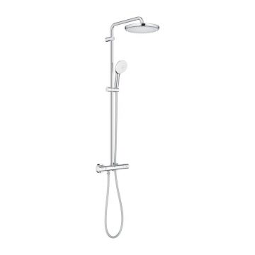 Coloana de dus cu termostat Grohe Tempesta 250 finisaj crom lucios