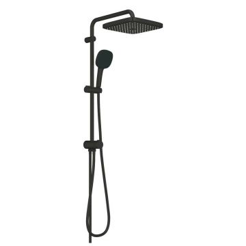 Coloana de dus negru mat Grohe Tempesta Cosmopolitan 250 Cube fara baterie