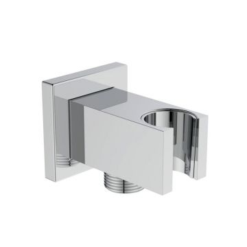 Cot conector cu suport para dus Ideal Standard crom lucios