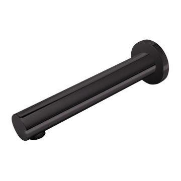 Pipa cada FDesign Inula design rotund negru mat 20 cm