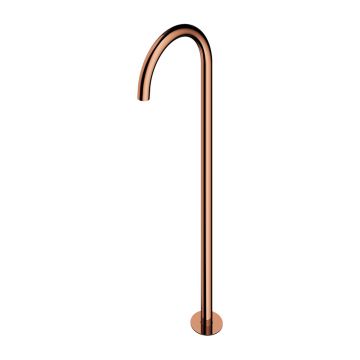 Pipa cada freestanding Omnires Y finisaj cupru