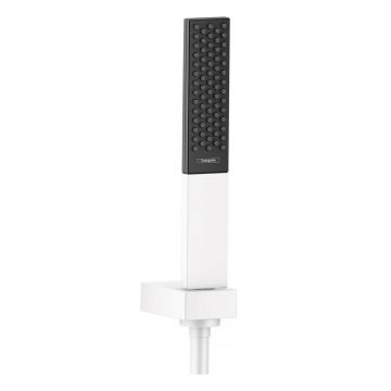 Set de dus cu porter Hansgrohe Rainfinity 130 alb mat 1 functie
