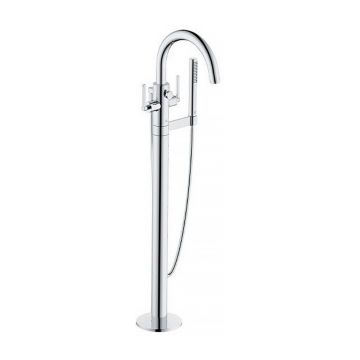 Baterie cada - dus freestanding Kludi Nova Fonte Puristic crom lucios