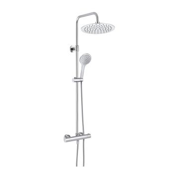 Coloana de dus cu baterie termostatata Rubineta Olo+Thermo finisaj crom lucios