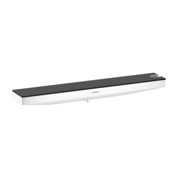 Conector de perete pentru furtun dus Hansgrohe Rainfinity alb mat