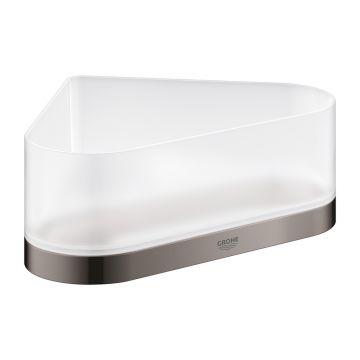 Etajera dus de colt Grohe Selection antracit lucios Hard Graphite