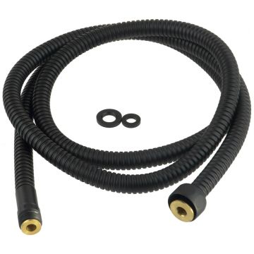 Furtun de dus pentru baterii de baie Deante negru