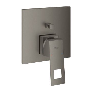 Baterie cada - dus incastrata Eurocube 2 iesiri antracit periat Hard Graphite fara corp ingropat