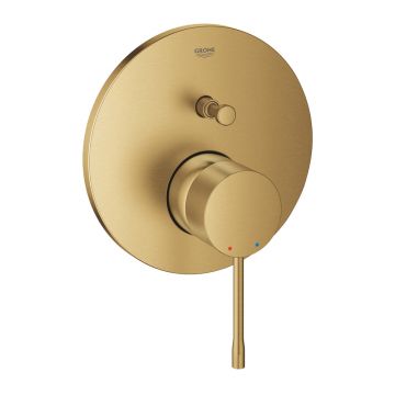 Baterie cada - dus incastrata Grohe Essence auriu periat Cool Sunrise fara corp ingropat