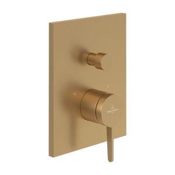 Baterie cada-dus incastrata Villeroy&Boch Conum auriu periat fara corp ingropat