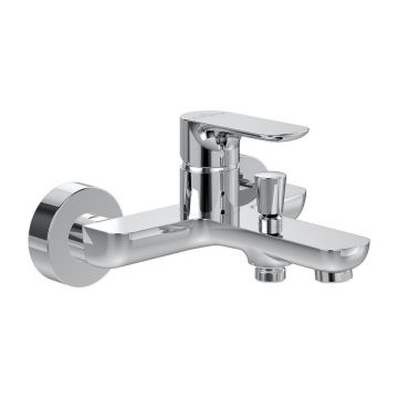 Baterie cada-dus Villeroy&Boch O.novo monocomanda crom lucios