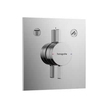 Baterie dus incastrata Hansgrohe DuoTurn E 2 functii