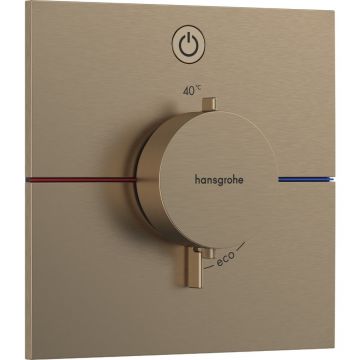 Baterie dus termostatata incastrata bronz periat Hansgrohe ShowerSelect Comfort E 1 functie