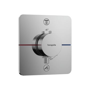 Baterie dus termostatata incastrata Hansgrohe ShowerSelect Comfort Q 2 functii