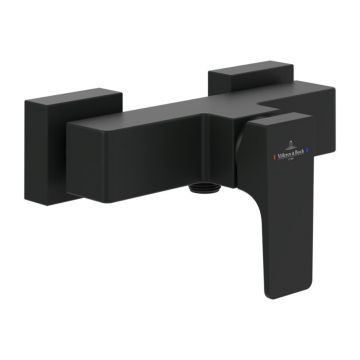 Baterie dus Villeroy&Boch Architectura Square monocomanda negru mat