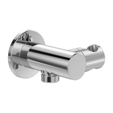 Cot de iesire dus Villeroy&Boch Universal rotund cu suport para crom lucios