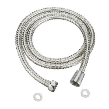Furtun de dus extensibil Invena 150 cm crom lucios