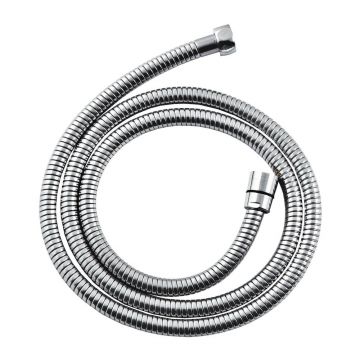 Furtun de dus Invena crom lucios extensibil 150 cm
