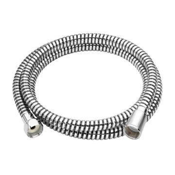 Furtun de dus Invena Exe extensibil 150 cm crom - negru