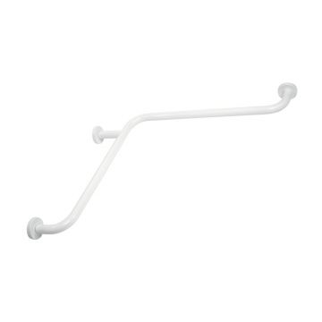 Maner de sustinere dublu Ferro Metalia Help 57 cm alb pentru persoane cu dizabilitati