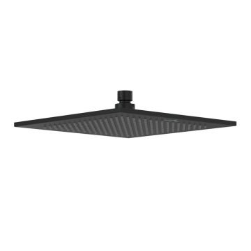 Palarie de dus patrata Villeroy&Boch Universal 25x25 cm negru mat periat 1 functie