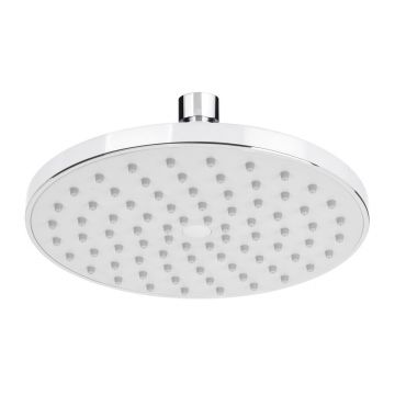 Palarie de dus rotunda Invena 200 mm crom - gri