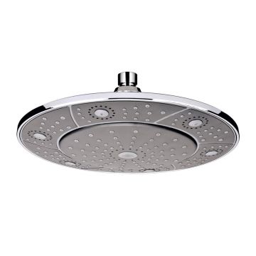 Palarie de dus rotunda Invena Socho 240 mm crom - gri