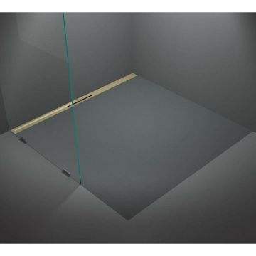 Set rigola de dus plus capac Kessel Linearis iNFINITY 60 100 cm bronz