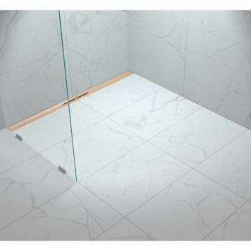Set rigola de dus plus capac Kessel Linearis iNFINITY 60 90 cm cupru