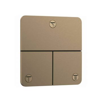 Ventil incastrat bronz periat Hansgrohe ShowerSelect Comfort Q 3 functii