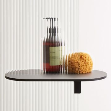 Raft pentru paravan de dus Sanycces Gemini, raw metal