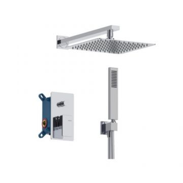 Sistem de dus incastrat Sanycces Cubo - Culoare Crom