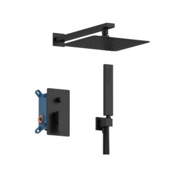 Sistem de dus incastrat Sanycces Cubo - Culoare Negru