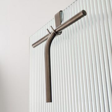 Stergator de sticla cu carlig Sanycces Loop, raw metal