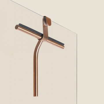 Stergator de sticla cu carlig Sanycces Loop, rose gold periat