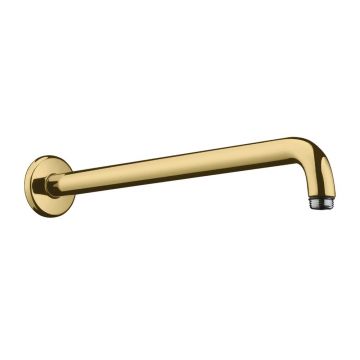 Brat de dus Hansgrohe 389 mm auriu lucios