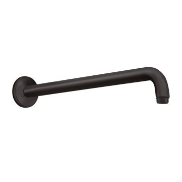 Brat de dus Hansgrohe 389 mm negru mat