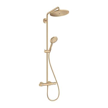 Coloana de dus cu termostat Hansgrohe Croma Select S 280 cu 1 jet bronz periat