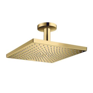 Palarie cu brat de dus Hansgrohe Raindance E 300 Air auriu lucios