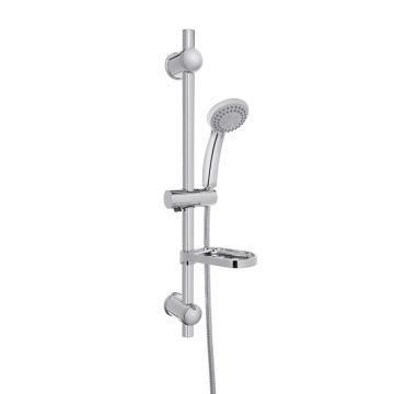 Set de dus cu bara Invena Hiuma cu 3 functii crom