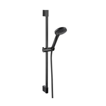 Set de dus Ferro Horn negru mat cu bara 65 cm