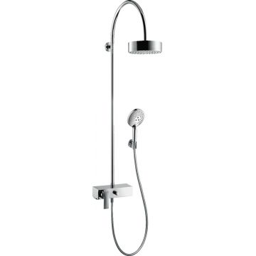 Showerpipe Hansgrohe Axor Citterio cu baterie simpla si palarie cu 1 jet