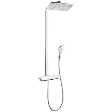 Showerpipe Hansgrohe Raindance Select E 360 white-crome