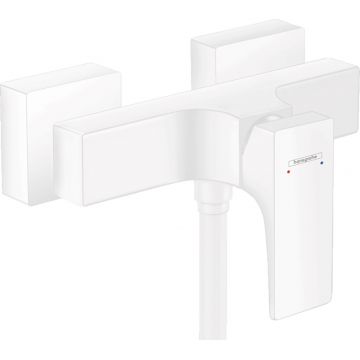 Baterie dus Hansgrohe Metropol alb mat