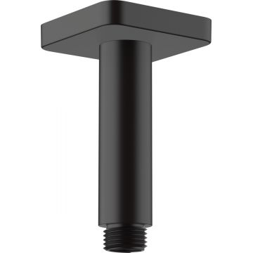 Brat de dus Hansgrohe Vernis Shape 100mm montare pe tavan negru mat