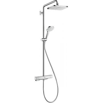 Coloana de dus Hansgrohe Croma E 280 EcoSmart cu baterie de dus termostatata 1 jet si 9l/min