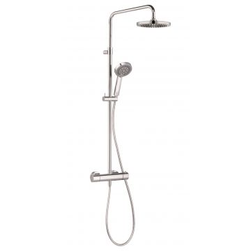 Coloana de dus Kludi A-QA S Dual Shower System cu baterie de dus termostatata