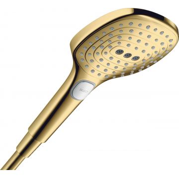 Para de dus Hansgrohe Raindance Select E 120 cu 3 jeturi gold optic lustruit