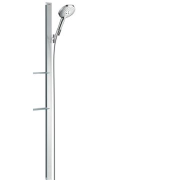 Set de dus Hansgrohe Raindance Select S 120 cu 3 jeturi si bara UnicaE 1.5m crom