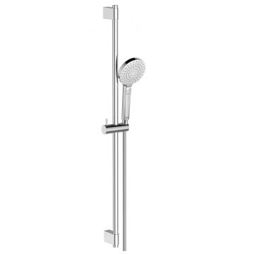 Set de dus Ideal Standard IdealRain Evo Round cu para 110mm cu 3 jeturi furtun 1750mm si bara 900mm